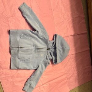 Polo by Ralph Lauren Blue Zip-Up Jacket with Ribbed Cuffs